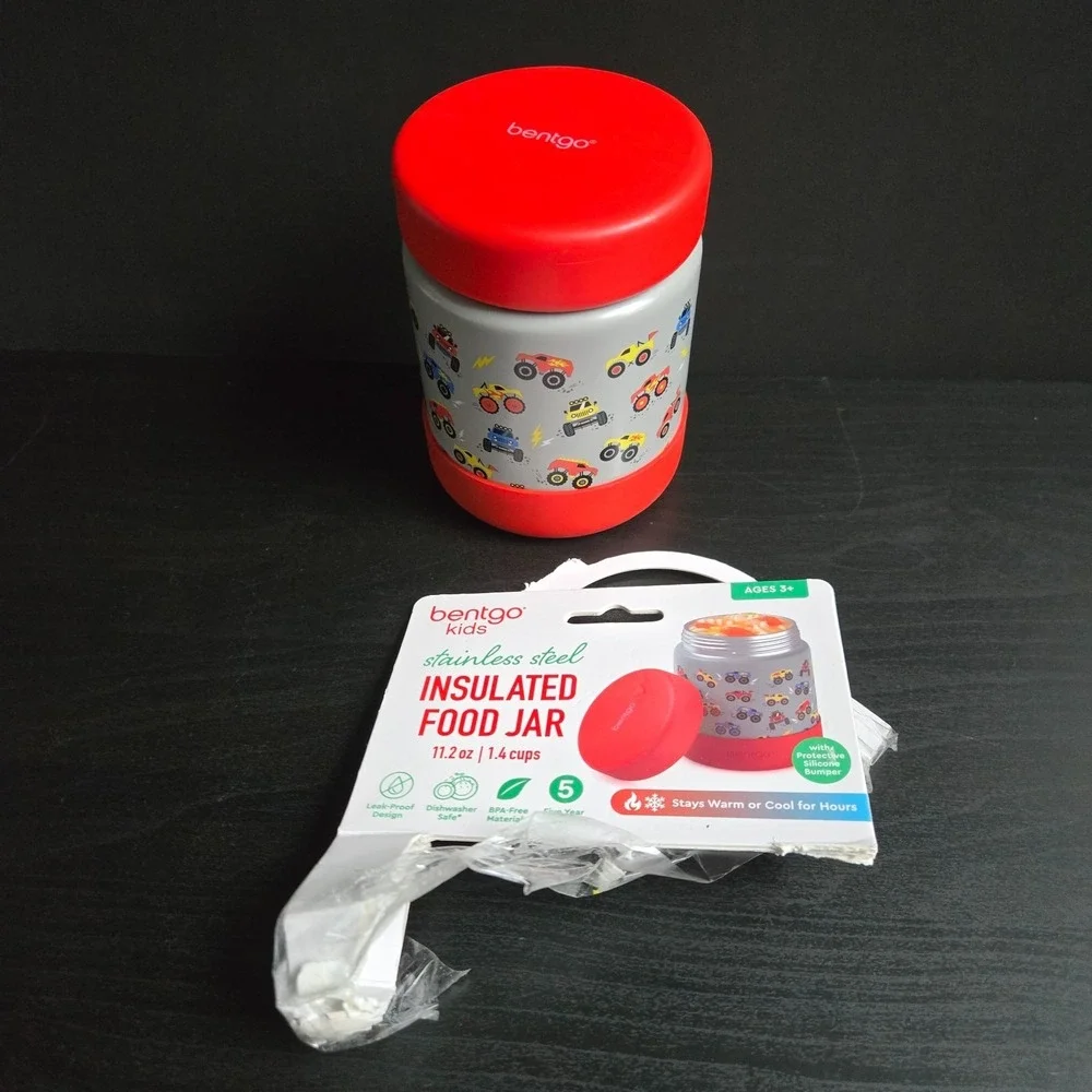 Bentgo Kids Stainless Steel‎ Insulated Food Jar - Trucks
